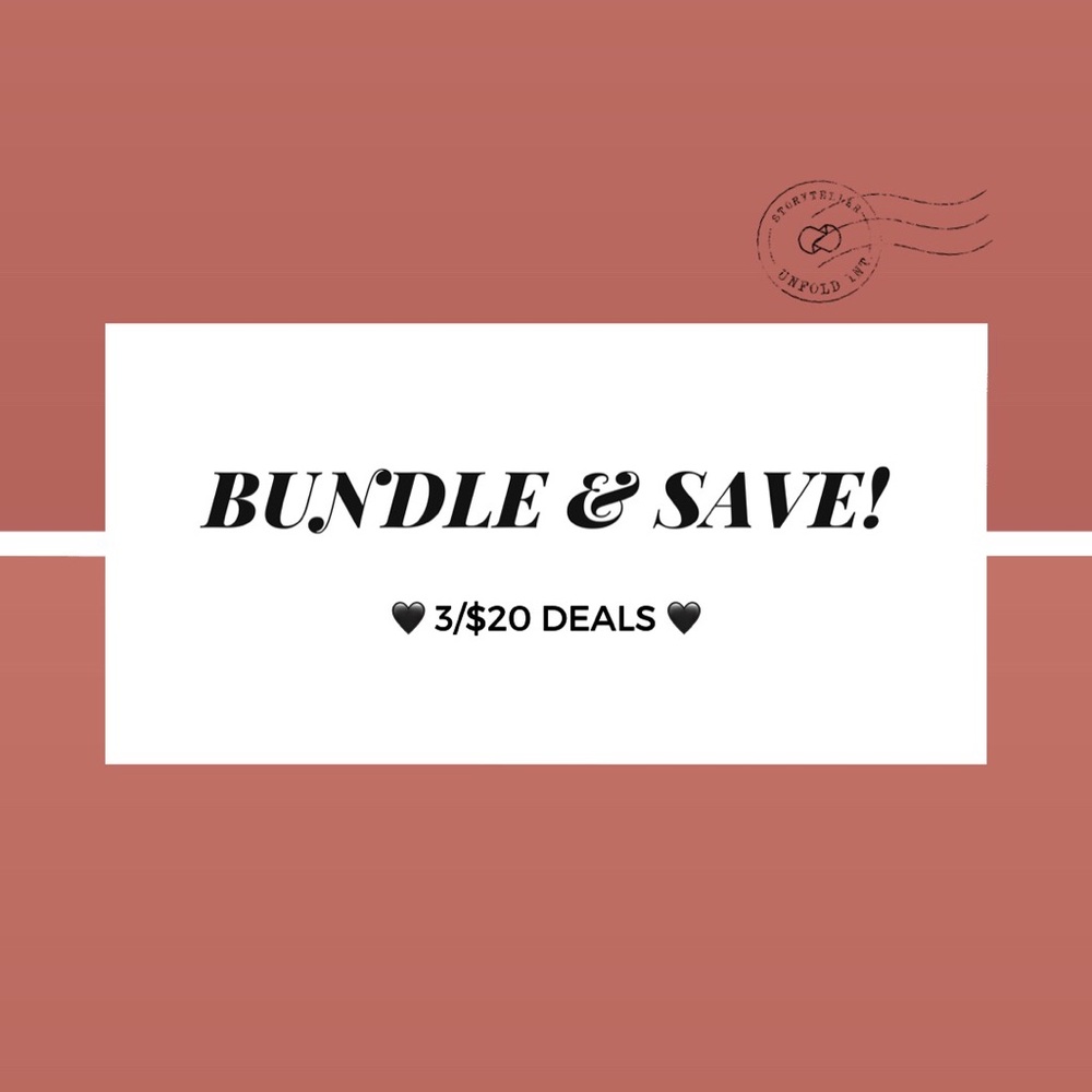 🖤 Bundle + Offer = Savings 🖤